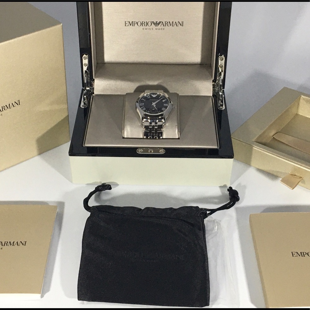 BRAND NEW EMPORIO ARMANI AR1710 MENS WATCH $139 - Picture 13 of 15